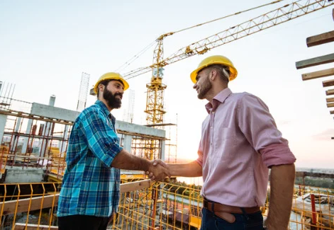 project handover jobsite handshake